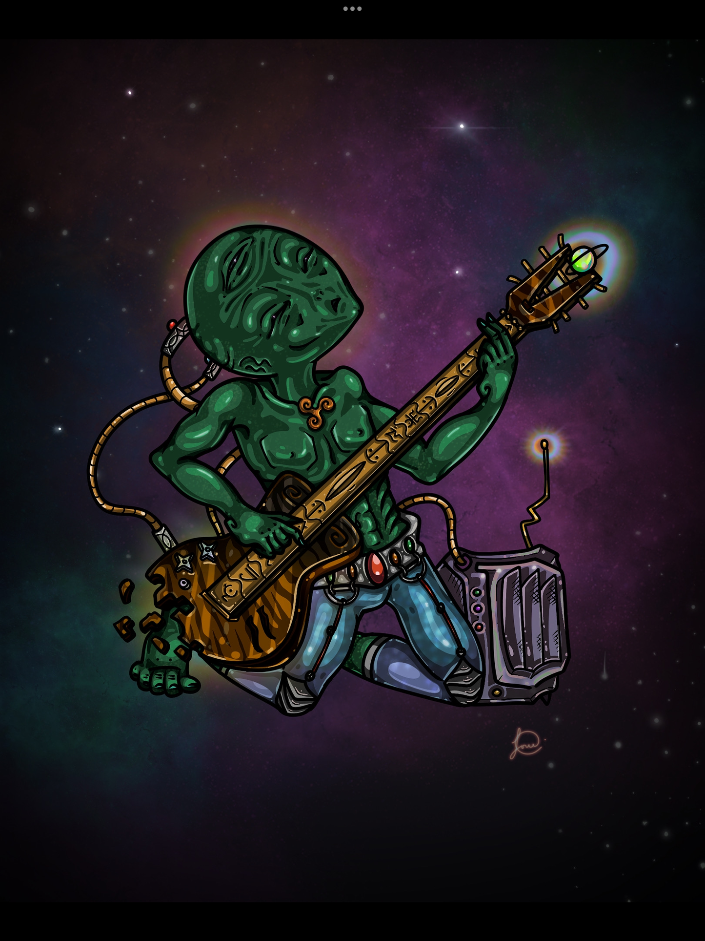 Galactic Solo crop top
